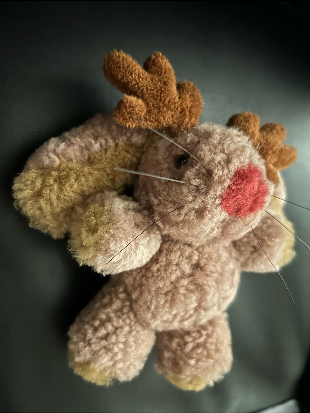 Coach floppy with antlers shoe charm